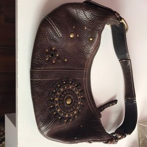 Coach brown leather purse / handbag